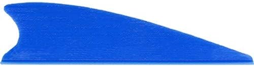 TAC Vanes2.25" Matrix Shield Cut Vanes, Blue Vanes, Pack of 36, Vanes for Archery Bowhunting and Recreational Shooting
