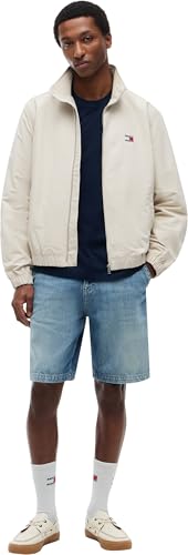 Tommy Jeans Herren Windbreaker Jacke mit Stretch-Bündchen und -Saum, Beige (Classic Beige), XXL – Ansicht 5