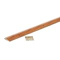 M-D Building Products 40124 M-D Wide Carpet Trim, 1-3/8 in W X 36 in L X 0.3 in H, Cherry