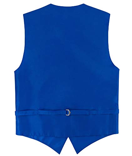 Mens SLIM FIT Dress Vest BowTie Solid Burgundy Color Bow Tie Handkerchief Set2