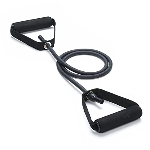 Fitness Elastico Cuerda Puller, 118cm/46,5 Pulgadas 30lb TPE Recta tensión Cuerda Entrenamiento de Fuerza Puller Espalda tirando de la Cuerda de Fitness Banda de Resistencia para Mujeres Hombres