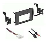 Generic Car Stereo Kit for 2022-2024 Nissan Frontier Double Din, Wire Harness, Antenna Adapter, Plug-and-Play, Compatible with Non-Factory Amplified Systems