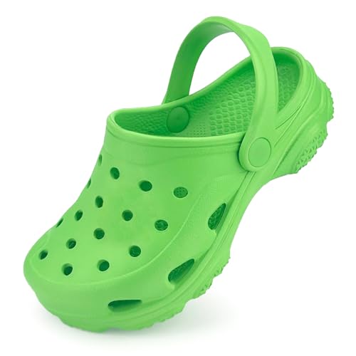 kids and toddlers garden clogs for boys and girlsunisex eva mules for big kidlittle kidtoddlerboy and girl closed toe slide sandals