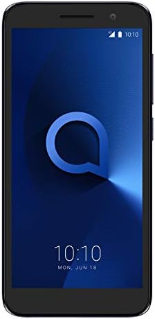 Alcatel 1 2019 Smartphone 4G Dual Sim, Display 5″ FWVGA, 8GB, 1GB RAM, Android, Batteria 2000mAh, Nero (Bluish Black) [Italia]