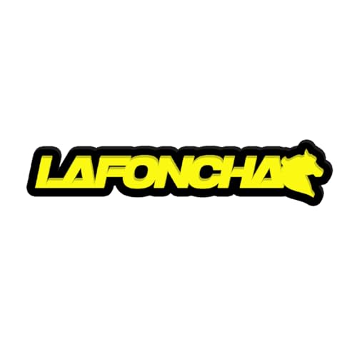 Image of Customizable Text Decal, Yellow & Black Double-Outlined Vinyl Sticker, Size 13.8cm x 2.8cm, Waterproof Multi-Use Decal for Cars, Skateboards & Streetwear (type09)