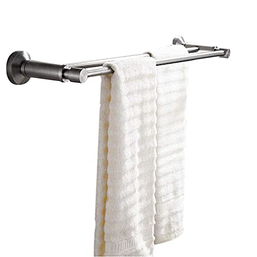 Porte-serviettes mural rotatif en acier inox pour un séchage rapide