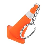 EPIGEIST Portachiavi Cono Stradale Mini Giocattoli Di Simulazione Borsa a Cono Portachiavi Portachiavi Piccoli Coni Stradali Portachiavi Da Costruzione Mini Portachiavi Lega Di Zinco Orange