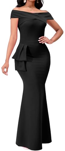 VisiChenup Elegant Formal Dresses for Women Sexy Cocktail Wedding Guest Evening Party Long Maxi Dress2