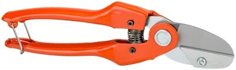 Bahco P138-22-F ONE Hand Anvil SECATEUR, Red - Thumbnail 2