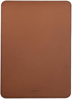 Comfyable Laptop Sleeve 13 Inch Precisely Compatible with MacBook Pro M1 2016-2022 M2 M1 & Mac Air M2 2022 M1 2020 , Not Fit Old Versioned MBA/MBP, Faux Leather Cover Case, Brown