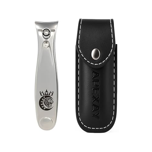 Made in Solingen, Germany - APEXAY Premium Professional Nail Clipper for Men & Women, Ultra Sharp Heavy Duty Surgical Stainless Steel, Maximum Durability (Big)
