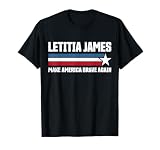 Letitia James Fan Club Make America Brave Again Us Flag T-Shirt