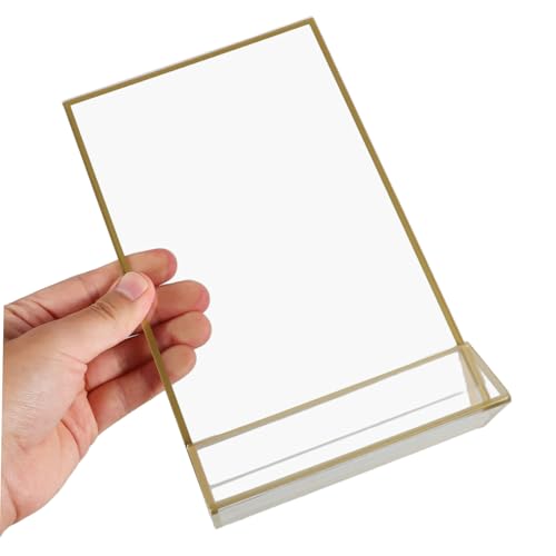Présentoir à Menus Acrylique Transparent Support de Table T Porte-Menu - 4