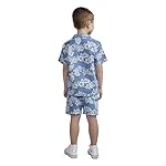 Hurley Baby and Toddler Boys' Short Sleeve Button Up Shirt and Shorts 2-Piece Outfit Set - Image 5