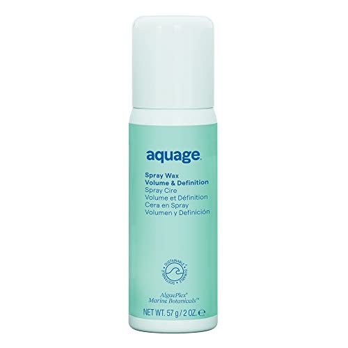 Aquage Spray Wax, Flexible Texturizing Spray, Travel Size, Gives Soft Texture, Volume, and Embraces Natural Hair, 2 oz.