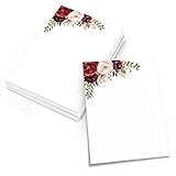 321Done Blank Red Floral Cards...