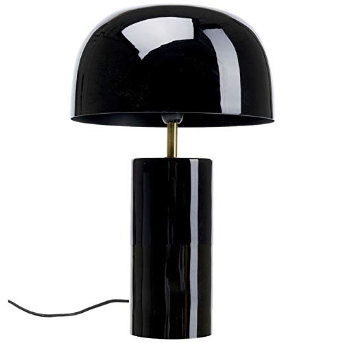 Kare Design Tischleuchte Loungy, Schwarz, 38x25x25 cm, Tischlampe, Schreibtischlampe, Nachttischlampe, Leuchtmittel nicht inklusive, Wohnzimmer