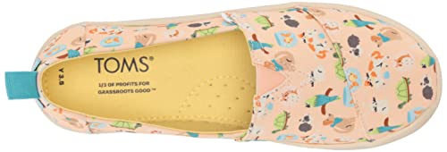 Image of TOMS Kids Tiny Foil Unicorn Tie-Dye Knit Alpargata (Toddler /Little Kid)