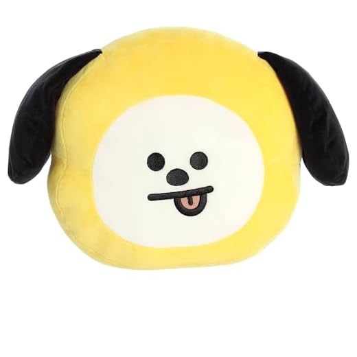 Aurora® Lovable BT21 CHIMMY Stuffed Animal - Collectible Fun - Delightful Cuteness - Yellow 15 Inches