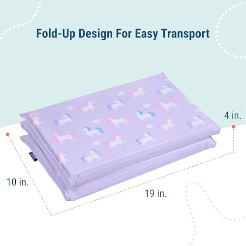 Image of Wildkin Kids Vinyl Nap Mat for Boys - Foldable Toddler Sleep Mat for Daycare, Preschool, Kindergarten & Travel, Durable & Easy to Clean, Ages 3-7, Machine Washable
