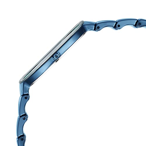 Titan Edge Squircle Blue Dial Analog Ceramic Strap Watch for Men-NS1841QC04 - Image 5