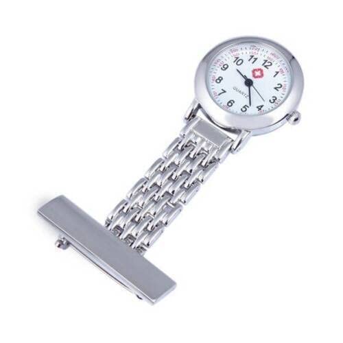 V-VAPE Stainless Steel Nurse Watch Brooch Tunic Fob Watches