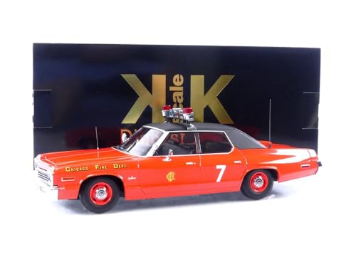 Kk Scale Models - DOD Monaco Chicago Fire Dept 1974 1:18 miniatura 7