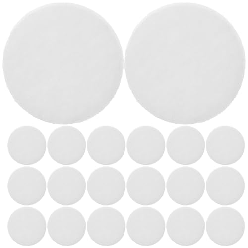 Ipetboom Almohadillas de Repuesto para Collar Aromático de Coche 50 Unidades Blancas de 220 MM Absorbentes para Difusor de Aceites Esenciales Recambio para Medallones Aromaterapia