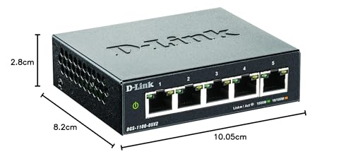 Switch administrable 5 ports D-Link DGS-1100-05V2 Ethernet Gigabit - 4