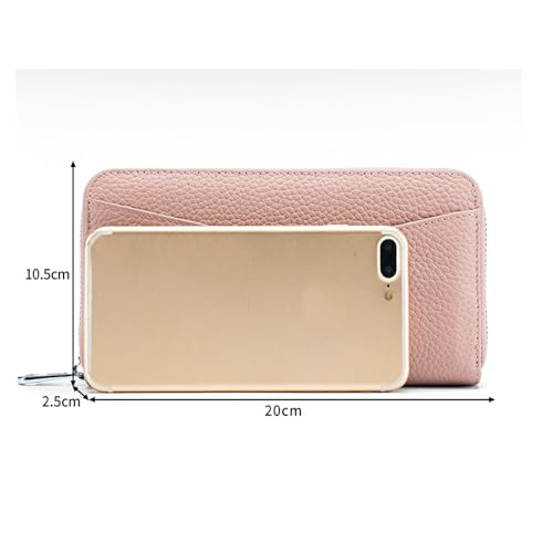 JONON Women RFID Blocking Wallet Leather Zip Around Phone Clutch Large Capacity Ladies Travel Purse (Yellow)2