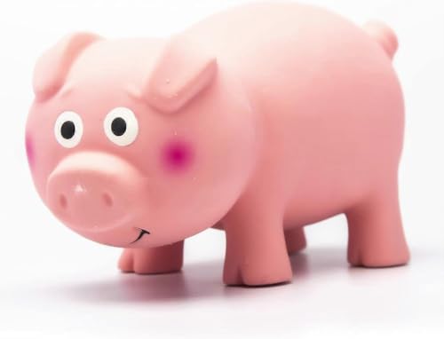 JOYHAPPST 2025 Neuestes Modell Latex Oink Oink Pig Weiches Kauspielzeug für Hunde, Einheitsgröße-5