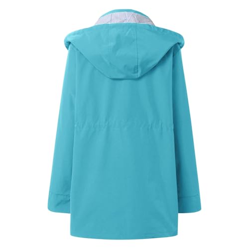 Chaqueta impermeable cortavientos transpirable para protegerte de la lluvia fina 6