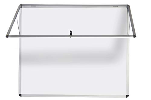 Vitrina magnética de pared para el portal de comunidad y notas de oficina Bi-Office Enclore