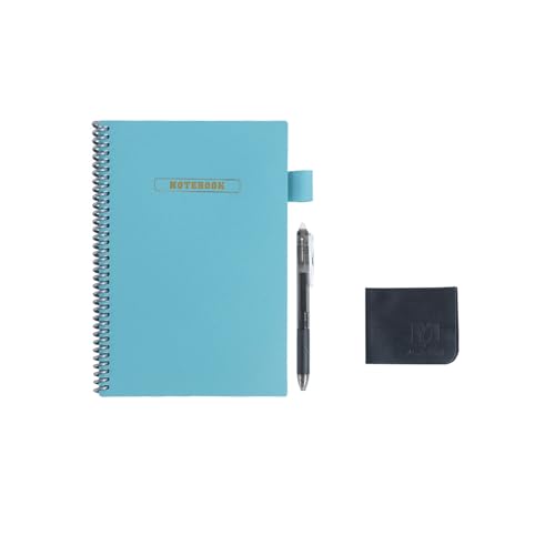 Reusable Erasable Notebook, A5 Coil Binding (Green, No App)