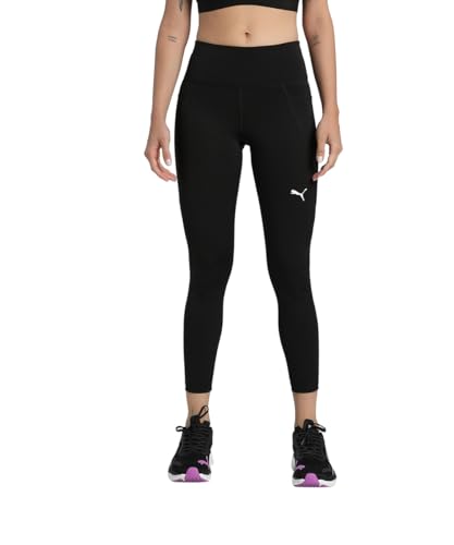 PUMA Women's TAD Essential 7/8 High Waist Tight, PUMA Black, Medium