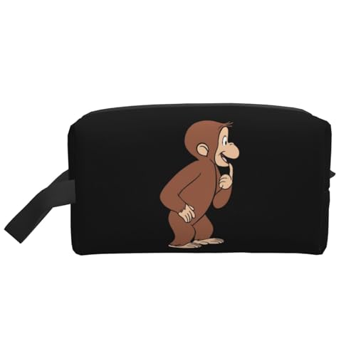 トイレタリーポーチ コスメポーチ おさるのジョージ かわいい アニメ 化粧ポーチ 大容量 ?量 洗面ポーチ 人気 漫画 ユニセックス おしゃれ プレゼント