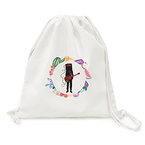 Sac en tissu pliable guitare pour transporter vos fruits et légumes sans les écraser