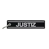 Generisch Justiz Schlüsselanhänger Black Justizvollzugsbeamte Justizvollzugsangestellter Schlüsselanhänger Justiz