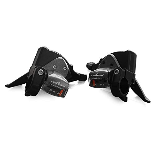 Alavanca de freio, Romacci Alavanca de freio de mountain bike esquerda direita bicicleta Shifter Set