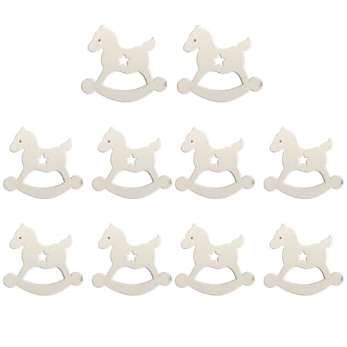 Holibanna 10 Stück Schaukelpferd Weihnachtsanhänger...