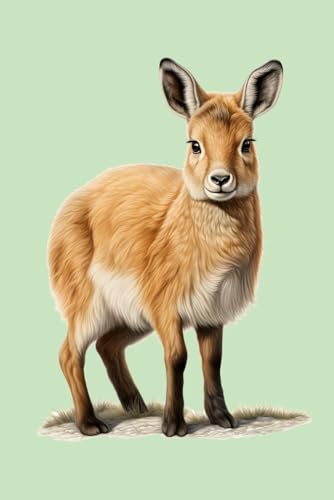 Notizbuch: Pampashase Notizbuch | 6x9 Zoll DIN A5 | 100 Seiten liniert | Pampashasen Notizheft | Nagetiere Tagebuch | Maras Schreibheft