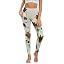 Tie-dye Leaf Print Brown Beige