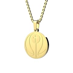 Sports necklace - Basketball Gold