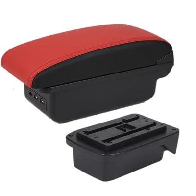 Noheeu B Black Border 3Usb Armrest Box With Multifunctional Support Pu Cushion Car Interior Modification Accessories For Verso Ez