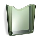 Officemate Unbreakable Wall File, Letter/A4, Vertical, Smoke(21671)