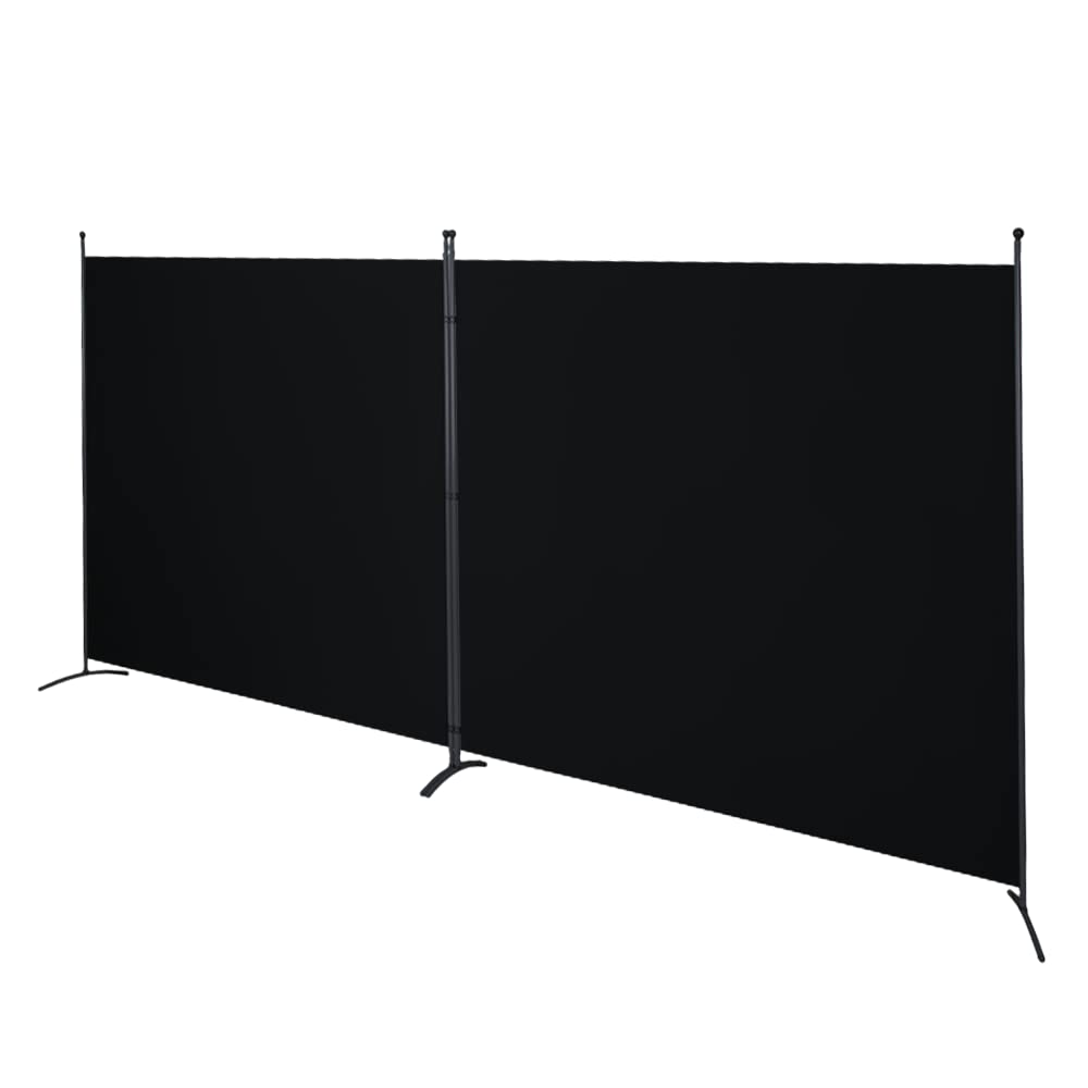SteelAid Room Divider (Double Panel) Folding Partition Privacy Screen