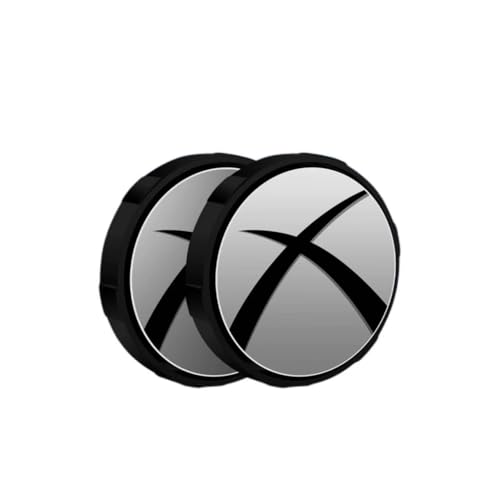 Zyntrytong 2pcs Blind Spot Mirrors for Cars, with 360° Adjustable Suction Cup, No-Glue Installation, Waterproof, Wide Angle Blind Spot Helper for Easy Parking and Safer Driving (Black)