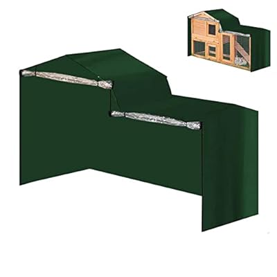 Chicken Coop Cover for Winter | Outdoor Dustproof Waterproof Pet Kennels Keep Warm,Sturdy Durable Pet Supplies with PVC Window for Chickens, Stray Dog, Stray Pet