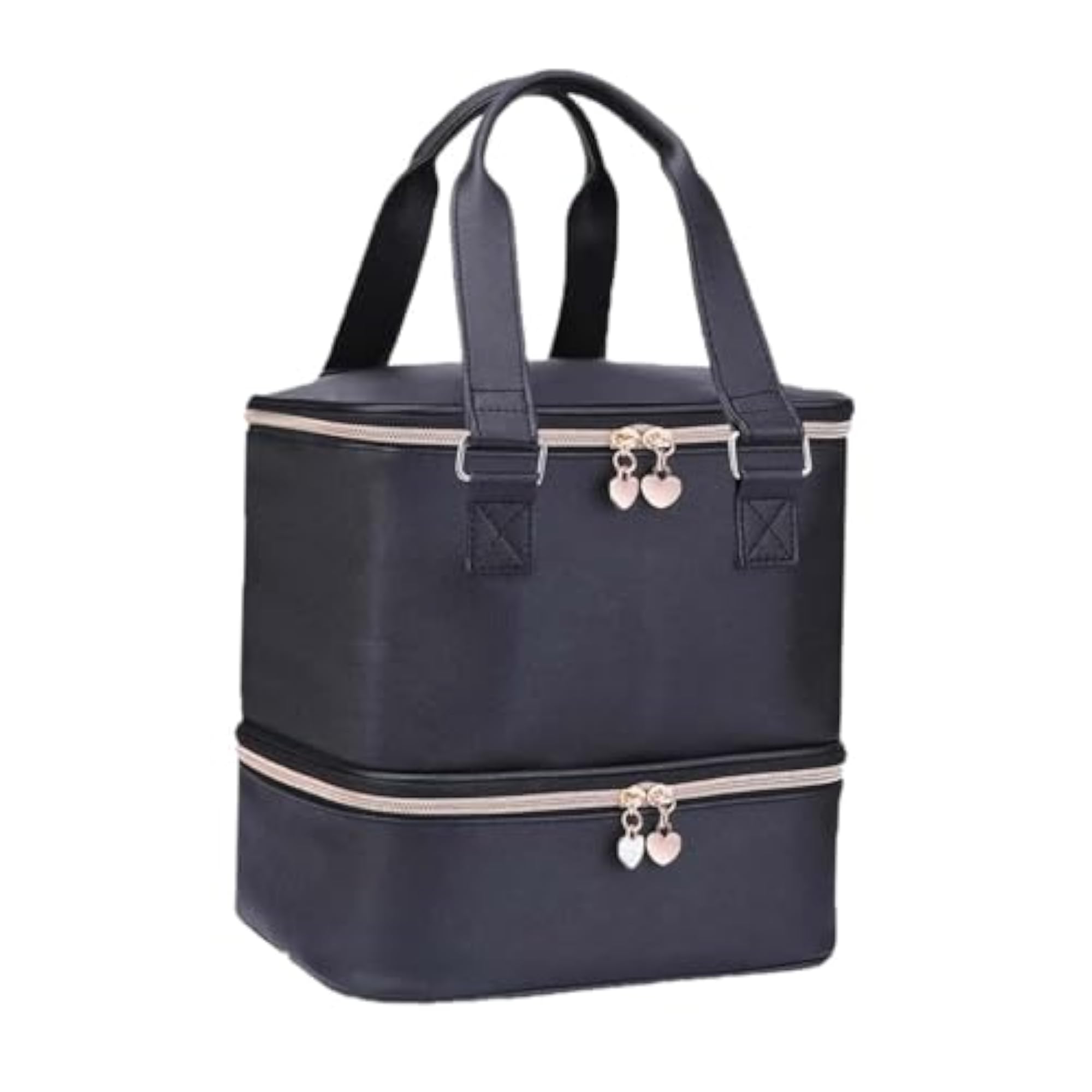 Double Layer Nail Polish Carrying Case Bag for Women
