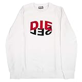最安！[ディーゼル] トレーナー A00809 0IAJH S-GIRK-N80 SWEAT SHIRT メンズ 100 WHITE ホワイト sizeL [並行輸入品]